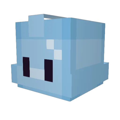 PikminLightningz Minecraft avatar head, 3D render