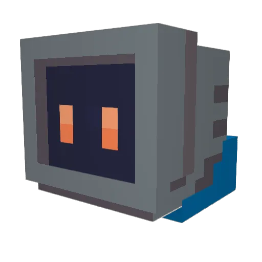 Pikopiko5110 Minecraft avatar head, 3D render