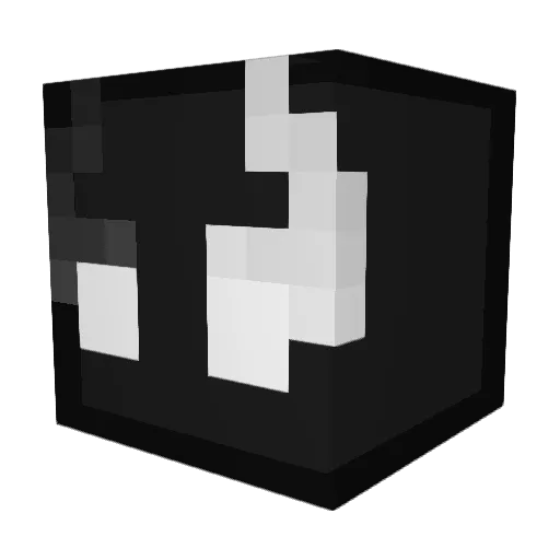 Pikoxa Minecraft avatar head, 3D render