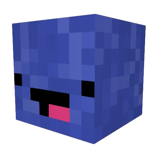 Pilany Minecraft avatar head, 3D render