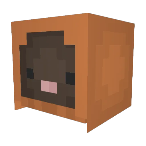 PileOfStix Minecraft avatar head, 3D render