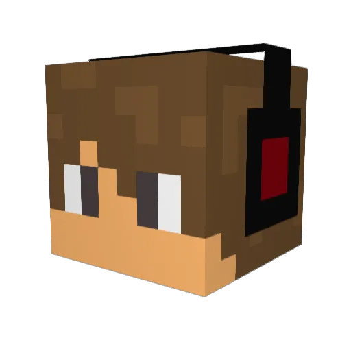 Pilgrim1999 Minecraft avatar head, 3D render
