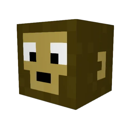 PillCosby49 Minecraft avatar head, 3D render