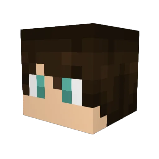 Pillar6012 Minecraft avatar head, 3D render