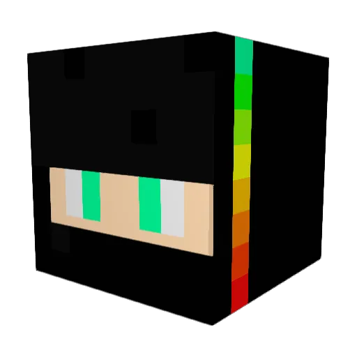 Pillo3000 Minecraft avatar head, 3D render