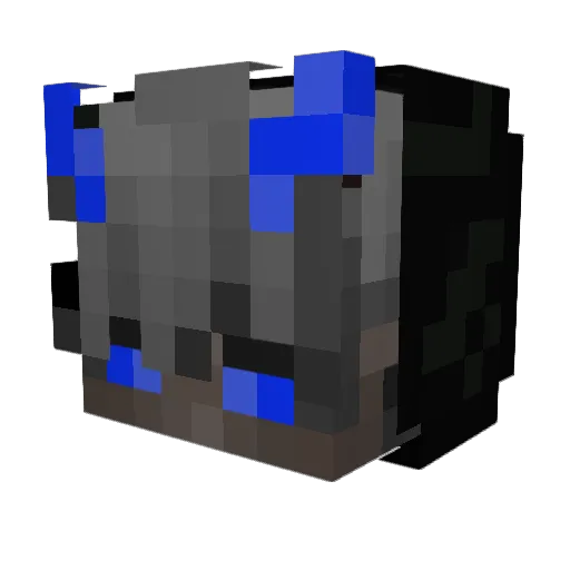 PillowGamer10 Minecraft avatar head, 3D render