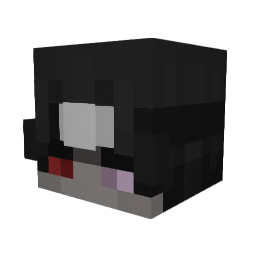 PillowHandz Minecraft avatar head, 3D render