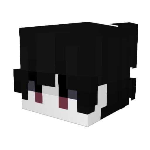 PillowYoda Minecraft avatar head, 3D render