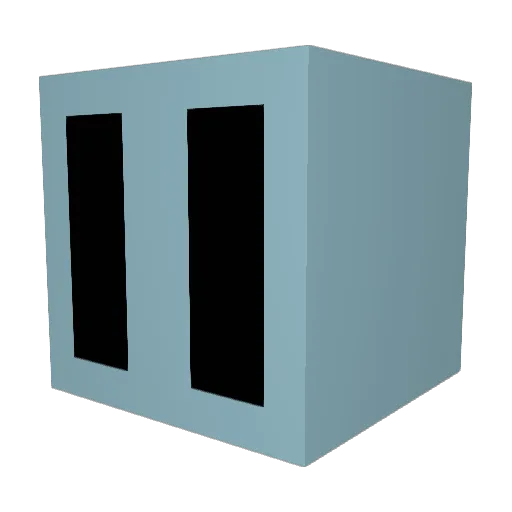 Pillowdrop Minecraft avatar head, 3D render