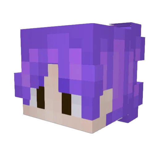 Pilonite Minecraft avatar head, 3D render