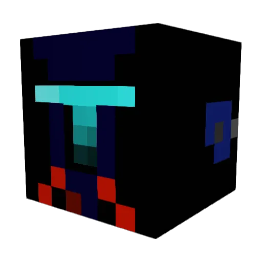 Pilot282 Minecraft avatar head, 3D render