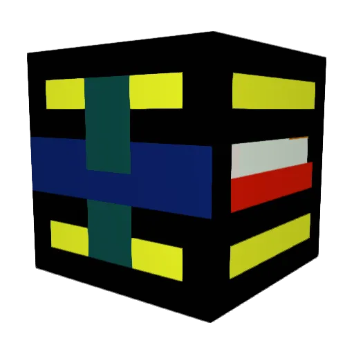 Pilot2999 Minecraft avatar head, 3D render