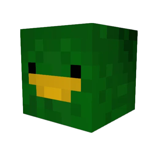 PilotHornet333 Minecraft avatar head, 3D render