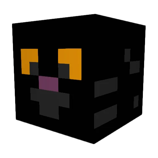 PilotPound Minecraft avatar head, 3D render