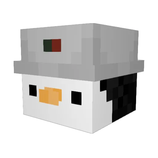 Pilot_Jesse Minecraft avatar head, 3D render
