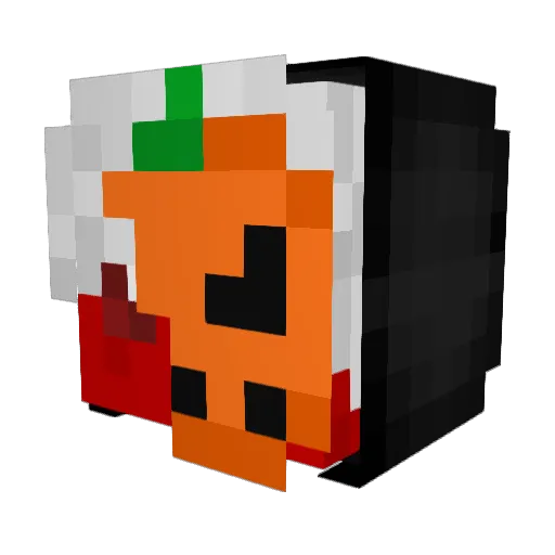 PilzeTix Minecraft avatar head, 3D render