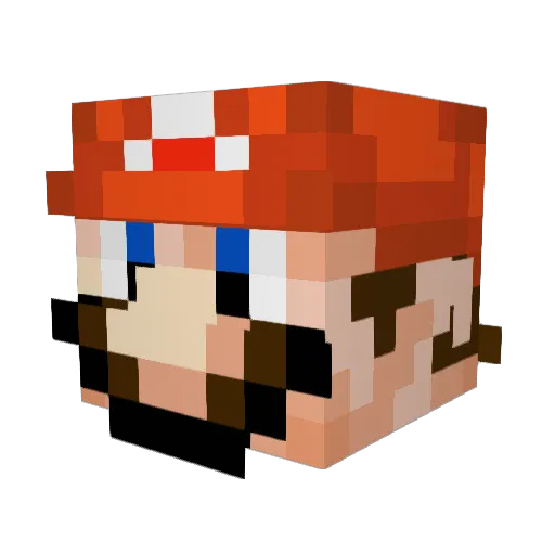 Pimberton22 Minecraft avatar head, 3D render