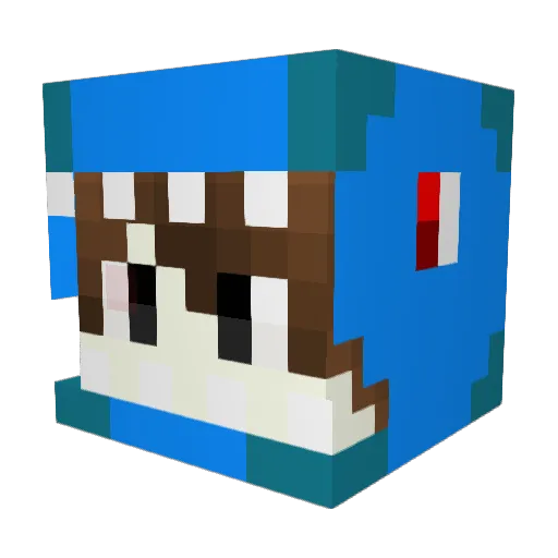 Pimenta011 Minecraft avatar head, 3D render