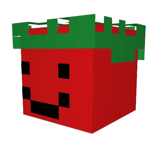 Pimentinha_12 Minecraft avatar head, 3D render