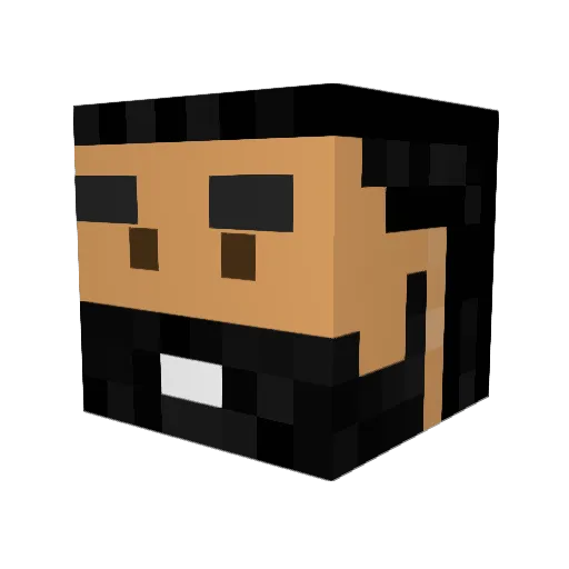 Pimentos22alafin Minecraft avatar head, 3D render