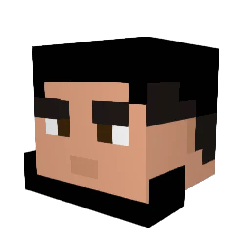 PimpCleverness1 Minecraft avatar head, 3D render