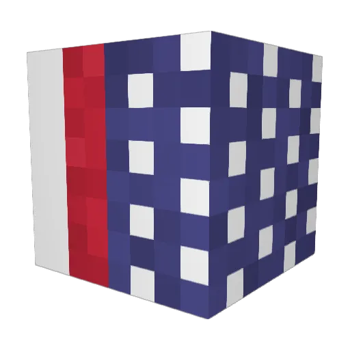 PimpDaddyRio Minecraft avatar head, 3D render