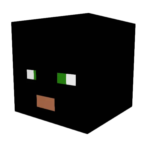PimpUrMineShack Minecraft avatar head, 3D render