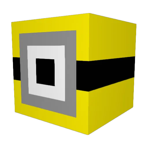 Pimpom Minecraft avatar head, 3D render