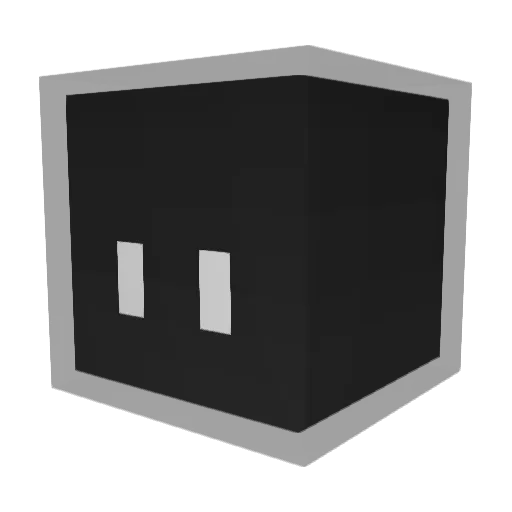 Pimpxing Minecraft avatar head, 3D render