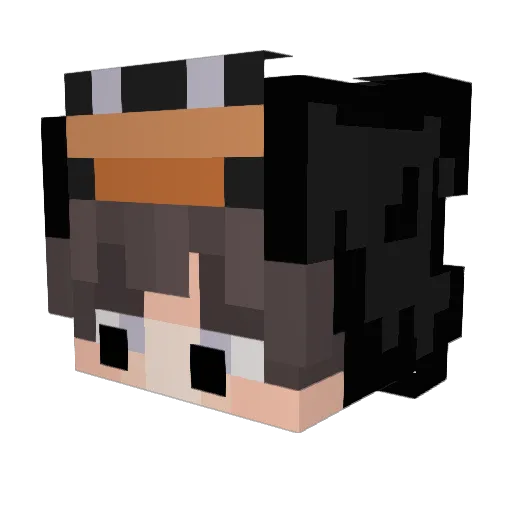 Pinciuc01 Minecraft avatar head, 3D render