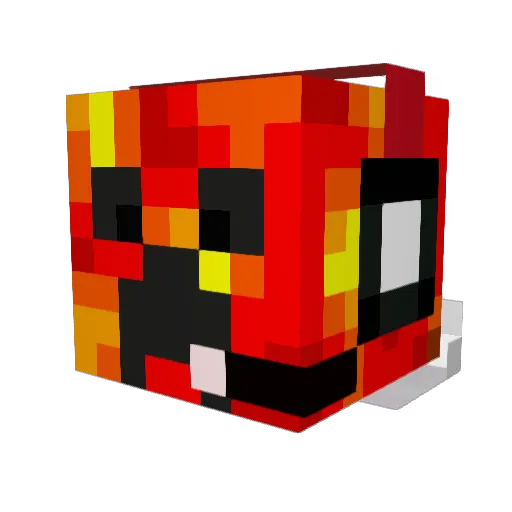 PineAppleBoii Minecraft avatar head, 3D render