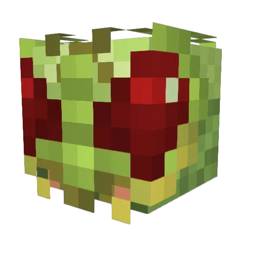PineVille Minecraft avatar head, 3D render