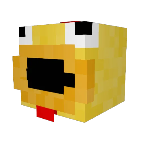 PineWiz0 Minecraft avatar head, 3D render