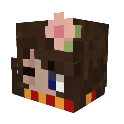 Pine_of_England Minecraft avatar head, 3D render