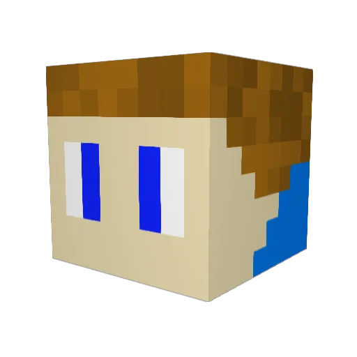 Pineapple0920 Minecraft avatar head, 3D render