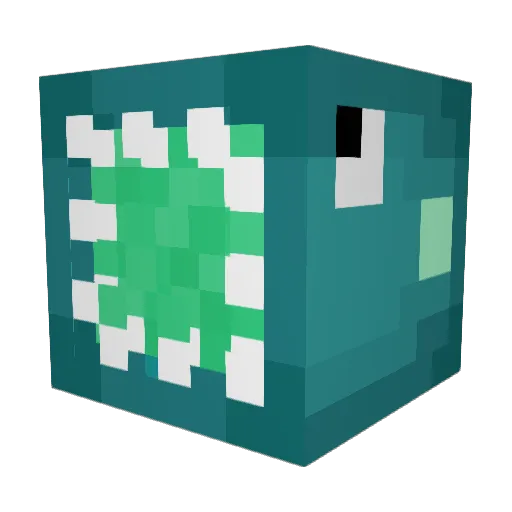 Pineapple3873 Minecraft avatar head, 3D render