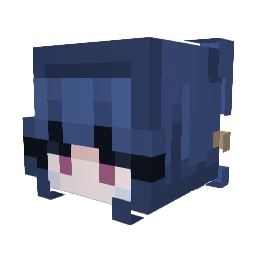 PineappleGobbo Minecraft avatar head, 3D render