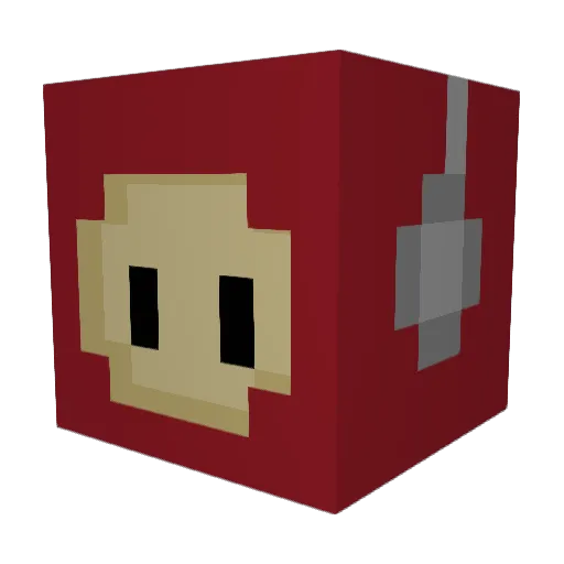 PineappleToppin Minecraft avatar head, 3D render
