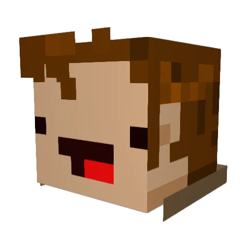 Pineapple_123 Minecraft avatar head, 3D render
