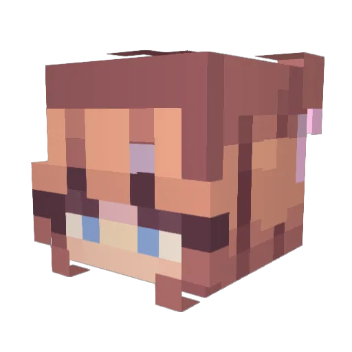 Pineapple_Demon Minecraft avatar head, 3D render