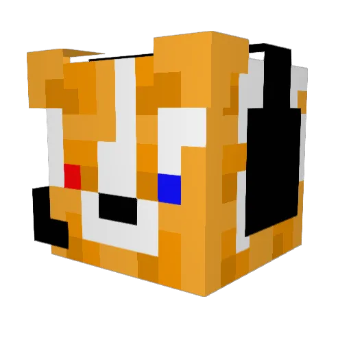 Pineapple_sugar Minecraft avatar head, 3D render