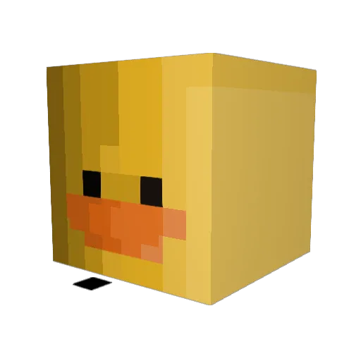 Pineapplekye Minecraft avatar head, 3D render