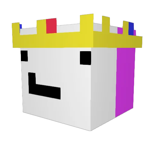 Pineapplepig77 Minecraft avatar head, 3D render