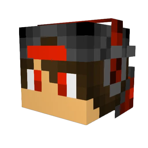Pineapplpizza028 Minecraft avatar head, 3D render