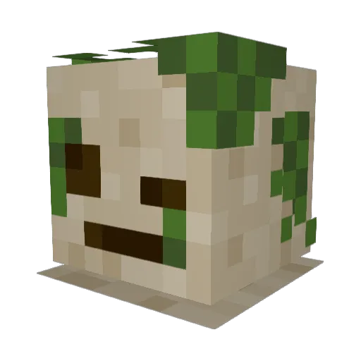 PinesMystic Minecraft avatar head, 3D render