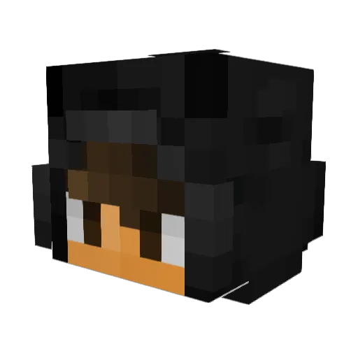 Ping7890 Minecraft avatar head, 3D render