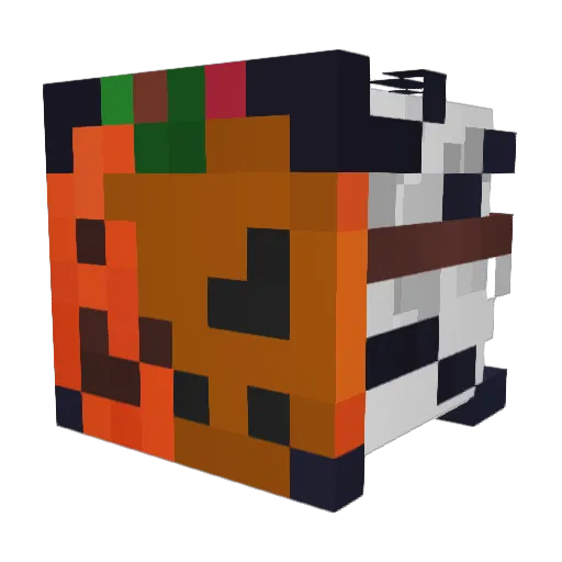 PingPing3724 Minecraft avatar head, 3D render