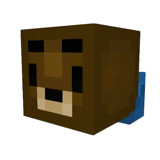 Pingsa1 Minecraft avatar head, 3D render