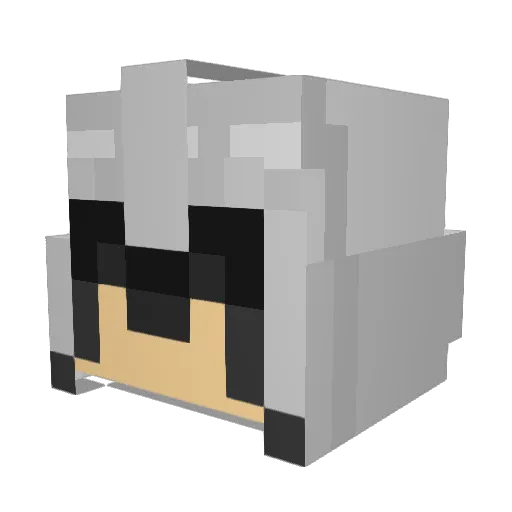 PinheadLarry01 Minecraft avatar head, 3D render