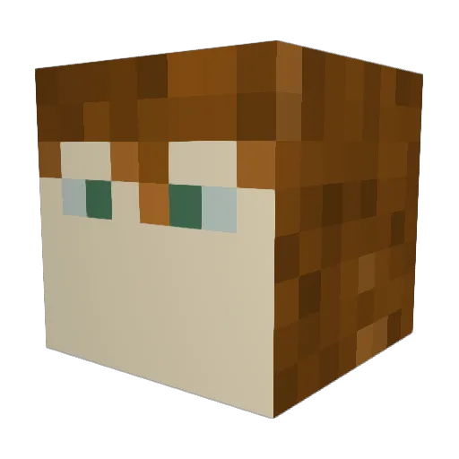 Pinhead_Man Minecraft avatar head, 3D render